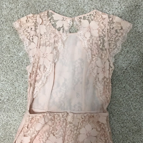 BCBGeneration Pink Lace Dress Size 2 - Picture 4 of 8
